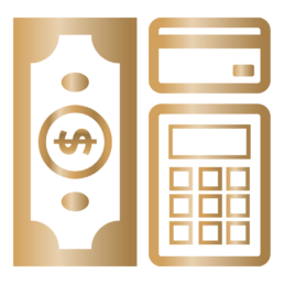 Gold mortgage Calculator icon, The Parent Team mortgage lenders