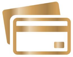 Gold credit card icon made by The Parent Team mortgage loan office