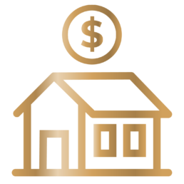 Gold FHA loan icon, The Parent team, Las Vegas mortgage lenders